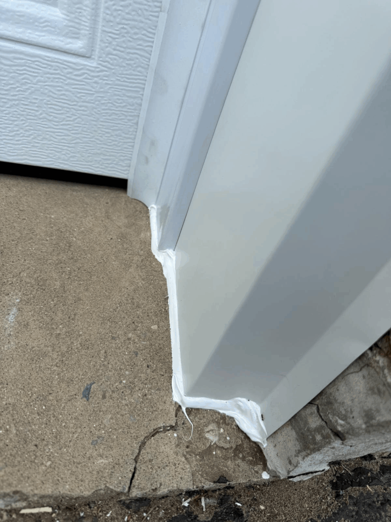 garage door aluminum capping
